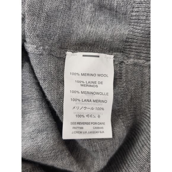 J Crew merino wool grey long sleeve turtleneck sweater - small - Picture 5 of 5